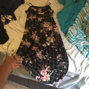 Long floral dress!